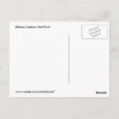 Briefkaart van Afrikaanse Cashew Nut Fruit (Achterkant)