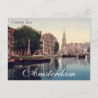 Briefkaart van Amsterdam