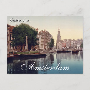 Briefkaart van Amsterdam