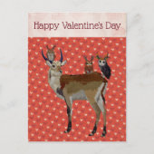 BRIEFKAART VAN ANTELOPE & ANTLER OWLS VALENTIJNS (Voorkant)