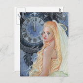 Briefkaart van Assepoester (Voorkant / Achterkant)