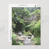Briefkaart van Bali-Indonesië (Voorkant / Achterkant)