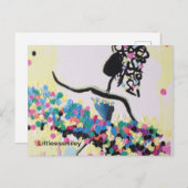 Briefkaart van Ballerina (Voorkant / Achterkant)