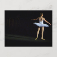 Briefkaart van Ballerina - landschap