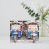 Briefkaart van Bangkok tuks (Staand voorkant)