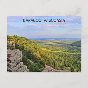 Briefkaart van Baraboo wisconsin