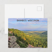 Briefkaart van Baraboo wisconsin (Voorkant / Achterkant)