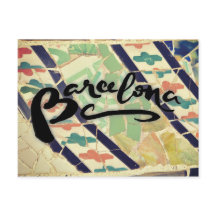 Briefkaart van Barcelona