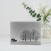 Briefkaart van Barn en bomen (Staand voorkant)