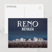 Briefkaart van Beauful Reno Skyline (Voorkant / Achterkant)