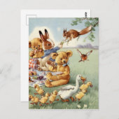 Briefkaart van beboste (Voorkant / Achterkant)