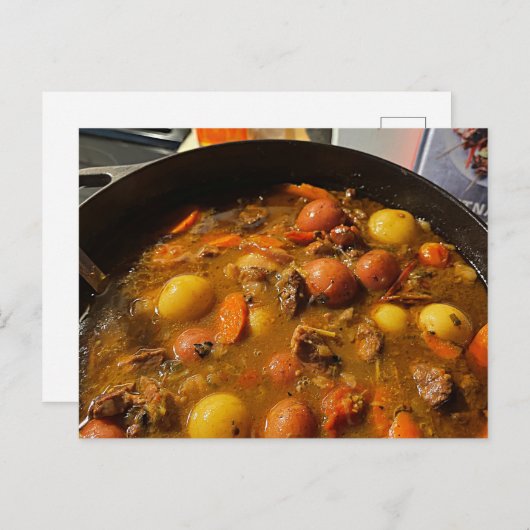 Briefkaart van Beef Stew (Voorkant / Achterkant)