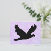 Briefkaart van Bird Silhouette (Staand voorkant)
