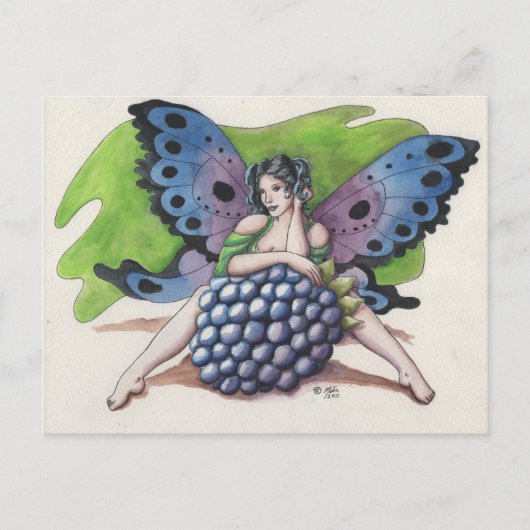 Briefkaart van Blackberry Fairy (Voorkant)