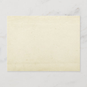 Briefkaart van blanco papier
