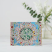 Briefkaart van Bloem Mandala (Staand voorkant)