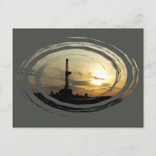 Briefkaart van boorrig