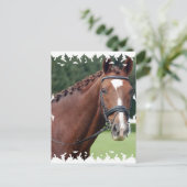 Briefkaart van Braided Horse Mane (Staand voorkant)