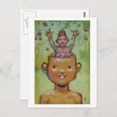 Briefkaart van breinen (Voorkant / Achterkant)