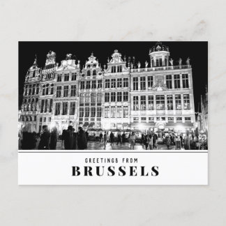 Briefkaart van Brussel