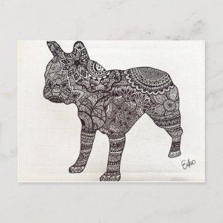 Briefkaart van Bulldog