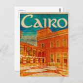  Briefkaart van Cairo (Voorkant / Achterkant)