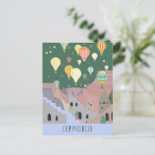 Briefkaart van Cappadocia | Kapadokya Balloon Drea (Staand voorkant)