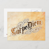 briefkaart van carpe diem (Voorkant / Achterkant)
