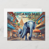 Briefkaart van Chiang Mai (Voorkant / Achterkant)