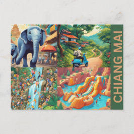 Briefkaart van Chiang Mai