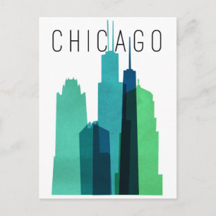 BRIEFKAART VAN CHICAGO