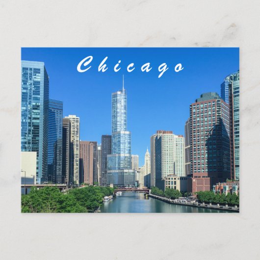 Briefkaart van Chicago (Voorkant)
