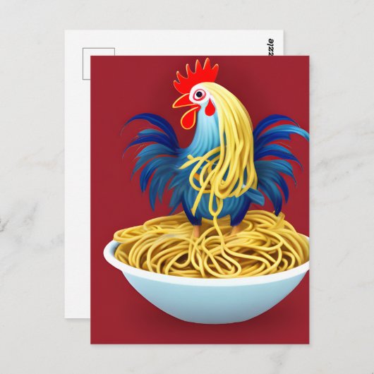 Briefkaart van Chicken Spaghetti (Voorkant / Achterkant)