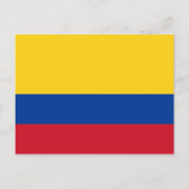 Briefkaart van Colombia (Voorkant)