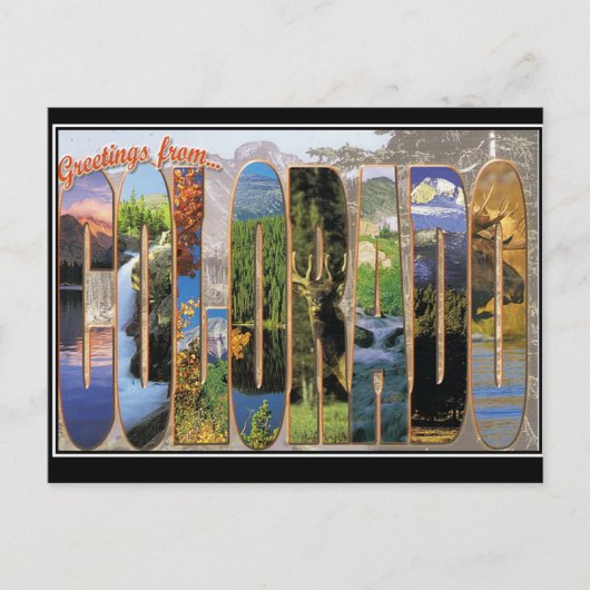  Briefkaart van Colorado (Voorkant)