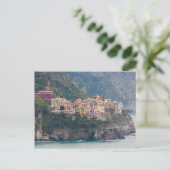 Briefkaart van Corniglia, Cinque Terre, Italië (Staand voorkant)