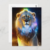 Briefkaart van Cosmic Lion (Voorkant / Achterkant)