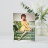 Briefkaart van coupé-aardappelen (Staand voorkant)