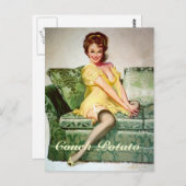 Briefkaart van coupé-aardappelen (Voorkant / Achterkant)