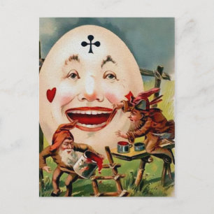 Briefkaart van  Creepy Egg Face