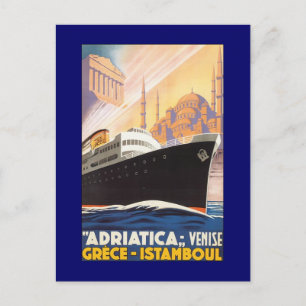 Briefkaart van cruiseschepen