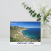 Briefkaart van de Azoren (Staand voorkant)