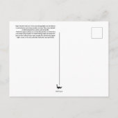 Briefkaart van de biefstaart (Achterkant)