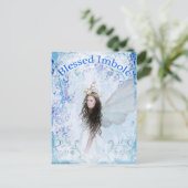 Briefkaart van de "Blessed Imbolc Faerie" (Staand voorkant)