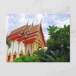 Briefkaart van de boeddhistische tempel
