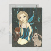 Briefkaart van de bosboomgaard Night-Fairy jackalo (Voorkant / Achterkant)