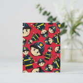 Briefkaart van de brandweerman (Staand voorkant)