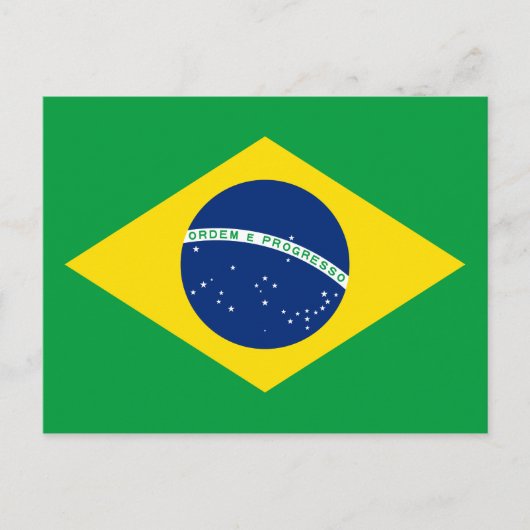 Briefkaart van de Braziliaanse vlag (Voorkant)