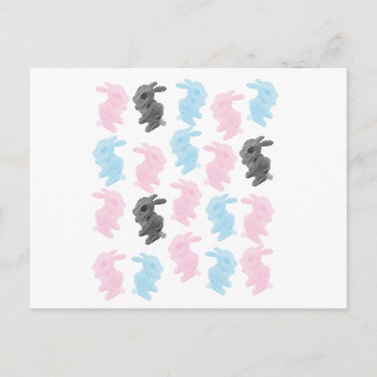 Briefkaart van de Bunnies (Voorkant)