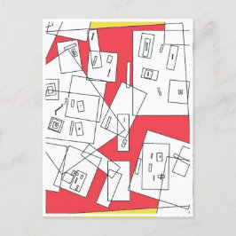 Briefkaart van de Cubaanse wereld